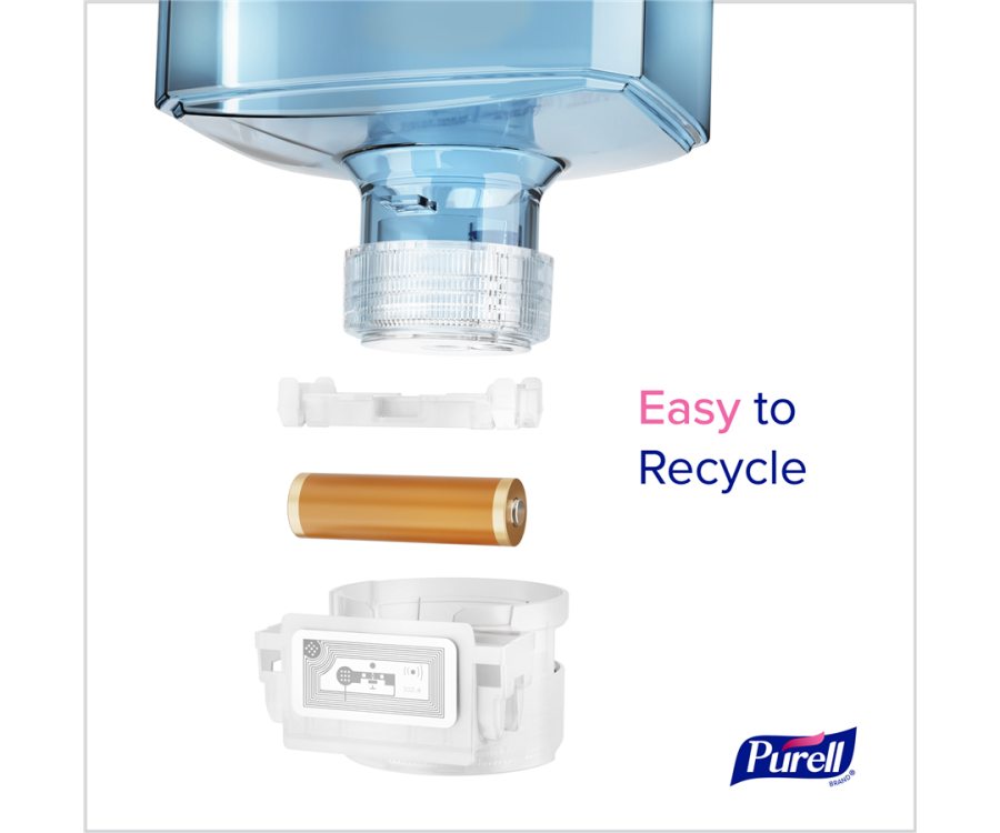 PURELL® Advanced Hand Sanitizer Fragrance Free Foam for ES10 Dispenser (1200 ml., 2/Case)